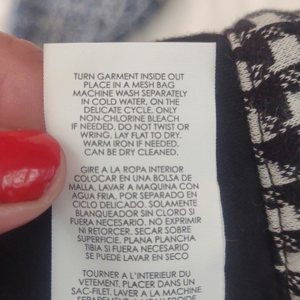 CAbi Club Cobalt/Black/White Tweed Jacket Style # 5294 Size XS - Picture 8 of 8